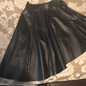 Leather skirt